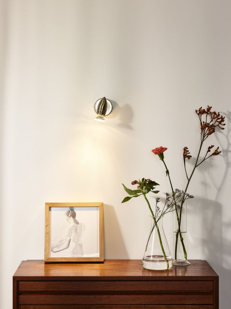 Lucide CARO-LED - Stropné bodové svietidlo - Ø 9 cm - LED - GU10 - 1x5W 2700K - Satin Chrome